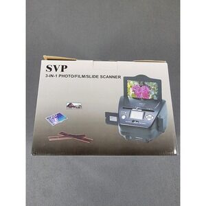 SVP PS9700 3-in-1 Photo Film Slide Scanner 10MP Digital Converter Open Box